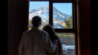Stay the night and dine at historic Timberline Lodge on Mt. Hood, Oregon.