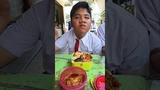 Fariz bawa bekal eh kk farel makan mie #shorts