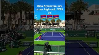 Elina Avanesyan at Indian Wells