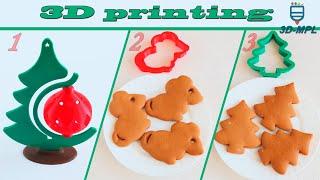 3D PRINT  Christmas 3D printing  Congratulations from 3D-MPL