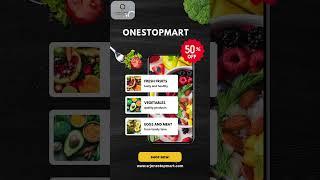 Order now for fast delivery and stay fresh with One Stop Mart! 