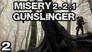 STALKER: Misery 2.2.1 + Gunslinger #2. Прогулка по болотам. В поисках тайников.