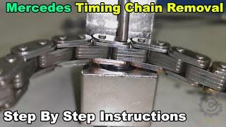 Mercedes Benz Timing Chain Removal & Install Part 1 - How To DIY