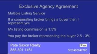 Pete Saxon Realty Exclusive Agency Listing