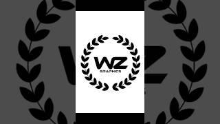 Creative Process: Designing the WZ Graphics Logo!#shorts #youtubeshorts #illustrator #graphicdesign