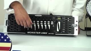 OPT1216 DMX Controller - programing BANK's and setup SCENES