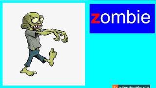 Phonics /z/ (Words that begin with z.)