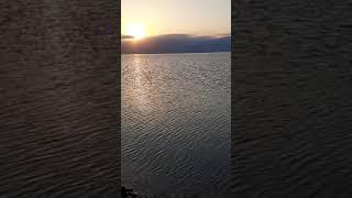 Мёртвое море.  Рассвет. Dead sea. ים המלח #shorts