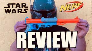 REVIEW Star Wars Nerf Mandalorian Blastech IB-94 blaster pistol