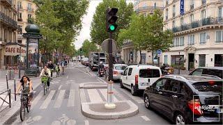 Paris Cycling Boulevard Saint-Michel to Gare de l'Est - July 16, 2020 09:33