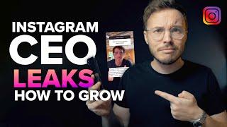 Instagram CEO Leaks How To Grow on Instagram (as a small creator)