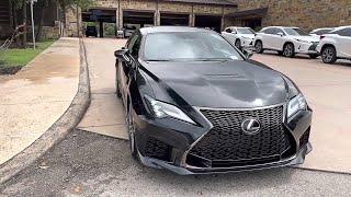 Обновлённый Lexus RC-F 2022 года