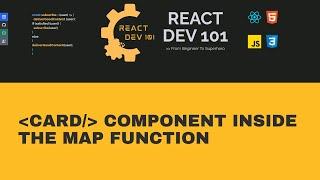 React - Rendering CARD components through the map function.