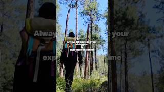 Hiking safety 101 always share your trail plan & return time #solohiking #hikingtips