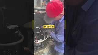 Flushing carrier PACU 50TJS-012 #acrepair #actechnician #hvac
