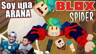 Me Convierto en Araña de Roblox | Roblox Spider en el Bosque | Juegos Karim Juega