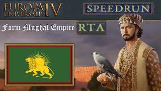 (Old) EU4 Form Nation Speedrun (RTA NS5) - Mughal Empire, in 10 minutes, 10 seconds, as Delhi