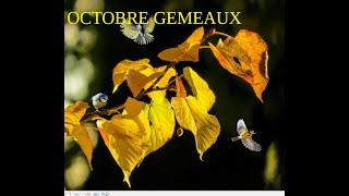 Octobre GEMEAUX Un declic un bouleversement qui change votre Vie