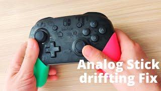 Nintendo Switch Pro Controller Drift ..Fix it Without Soldering