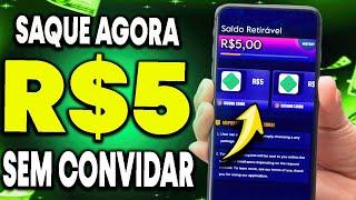 SAQUE AGORA R$5,00 REAIS NESSE APP SEM CONVIDAR NOVO APP PAGANDO RÁPIDO NO PIX