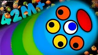 WormsZone.io 42,410,000+ Score Epic Worms Zone Best Slither Snake Gameplay! #74