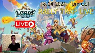 Lords Mobile Sunday stream, traping with Enutroph gaming!