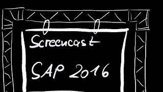 Screencast - SAP 2016