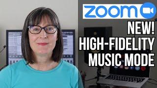 Zoom High Fidelity Music Mode for Online Music Lessons