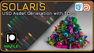 Houdini 20.5 | USD Asset Generation With Tops