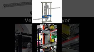 Vertical Conveyor - Easy loading unloading  #cad #solidworks #3ddesign #engineering #conveyor