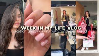 Week In My Life Vlog  Prepping for Vacation, Working with my DREAM Brand, & More!