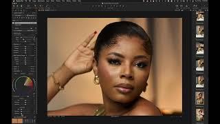 how to even out skin tones in capture one