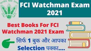 Best Books For FCI Watchman 2021 Exam|How To Prepare For FCI Watchman 2021 Exam|Booklist For FCI|