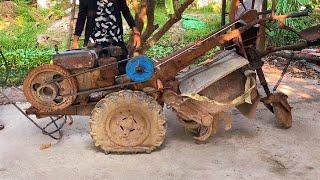 The Genius Worker Restoration Entirely Damaged Ancient Plows // Rusty Old Plow Restoration Skills