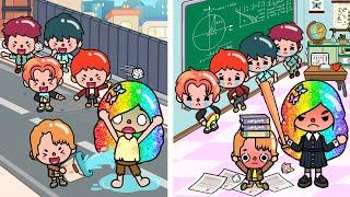 Poor Girl Becomes Teacher of Rich Students | Toca Life Story | Toca Boca