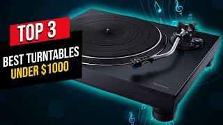 3 BEST Turntables Available On The Market 2023 For Under $1,000