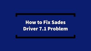 How to fix Sades 7.1 Driver Detecting Your Device !! WORKING 1000%