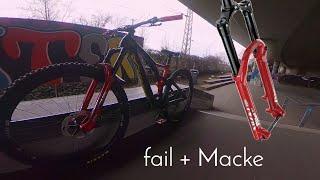 Rockshox Lyrics verkratzt.. Urban Freeride/Trail - Fails and fun 