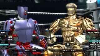 REAL STEEL-ATOM vs TWIN CITIES & HATTORI 2.0(ЖИВАЯ СТАЛЬ XBOX360/PS3)