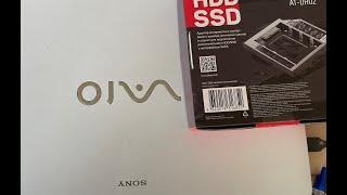 Модернизация ноутбука. Установка SSD диска вместо HDD на ноутбук SONY VAIO sve1512G1RW.  WINDOWS 10.