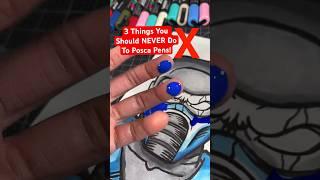Don’t Do This To Your Posca Markers !  Pt2 #drawing #art #shorts
