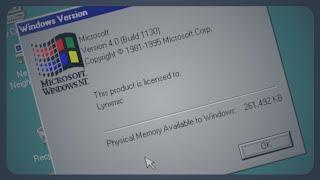 Installing Windows NT 4.0 (Build 1130) | Timelapse