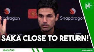 Saka is CLOSE... he's progressing well! Mikel Arteta reacts to United draw