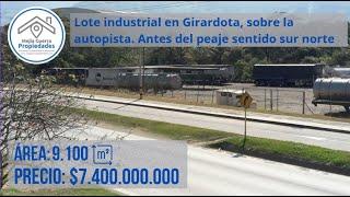 Venta Lote Industrial en Girardota uso Industrial