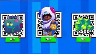 FREE!  DEAD BOXES | GEMS | SKINS QR CODE! BRAWL STARS QR CODES 2024 | BRAWL STARS NEW UPDATE