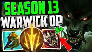 How to Play WARWICK JUNGLE & CARRY FOR BEGINNERS (67% WR BUILD) | Warwick Guide Season 13