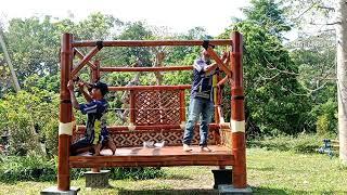 tutorial pengepakan gazebo taman ukuran 2,5×2