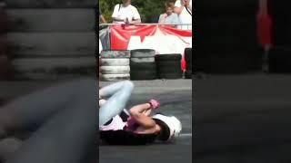 S_xy Girl Riding Bike Stunt #oh my god Wah didi wah ... Girl accident video