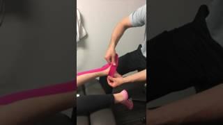 Sever's Disease Kinesio Tape Application