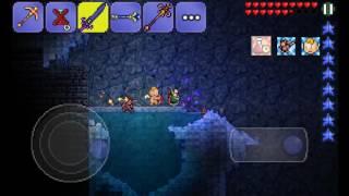 Прохождение игры Terraria на Андроид! Серия 25--- Расправляем крылья